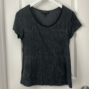 Banana Republic Snakeskin Print T Shirt